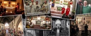 A montage of images showing life at St George's Church in York